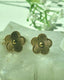 Golden Clover Earrings