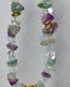 Natural Fluorite and Opalite adorned with Evil Eye Pendant