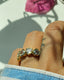 Shiny Hearts ring made of Zircon fits all occasions and oufits